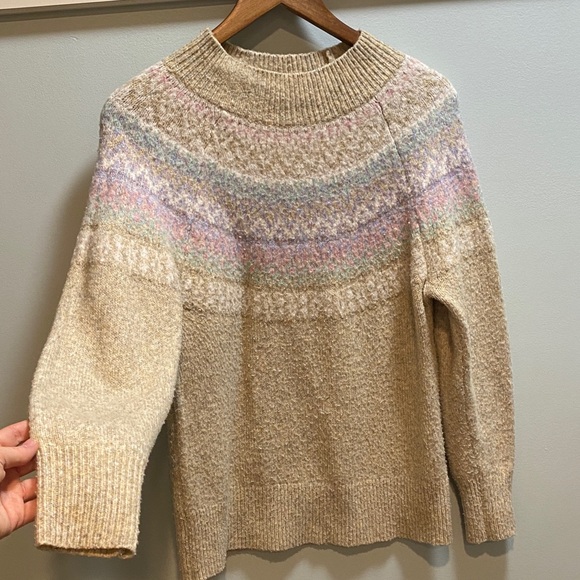 Tea / Ricks Multicolor Patterned Sweater - Picture 4 of 7